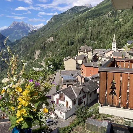 Appartamento Bel 2.5 Pièces Avec Balcon, Magnifique Vue Sur Le Glacier Des Grands Finhaut